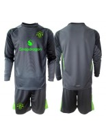 Manchester United Brankářské Venkovní dres pro děti 2025-26 Dlouhý Rukáv (+ trenýrky)